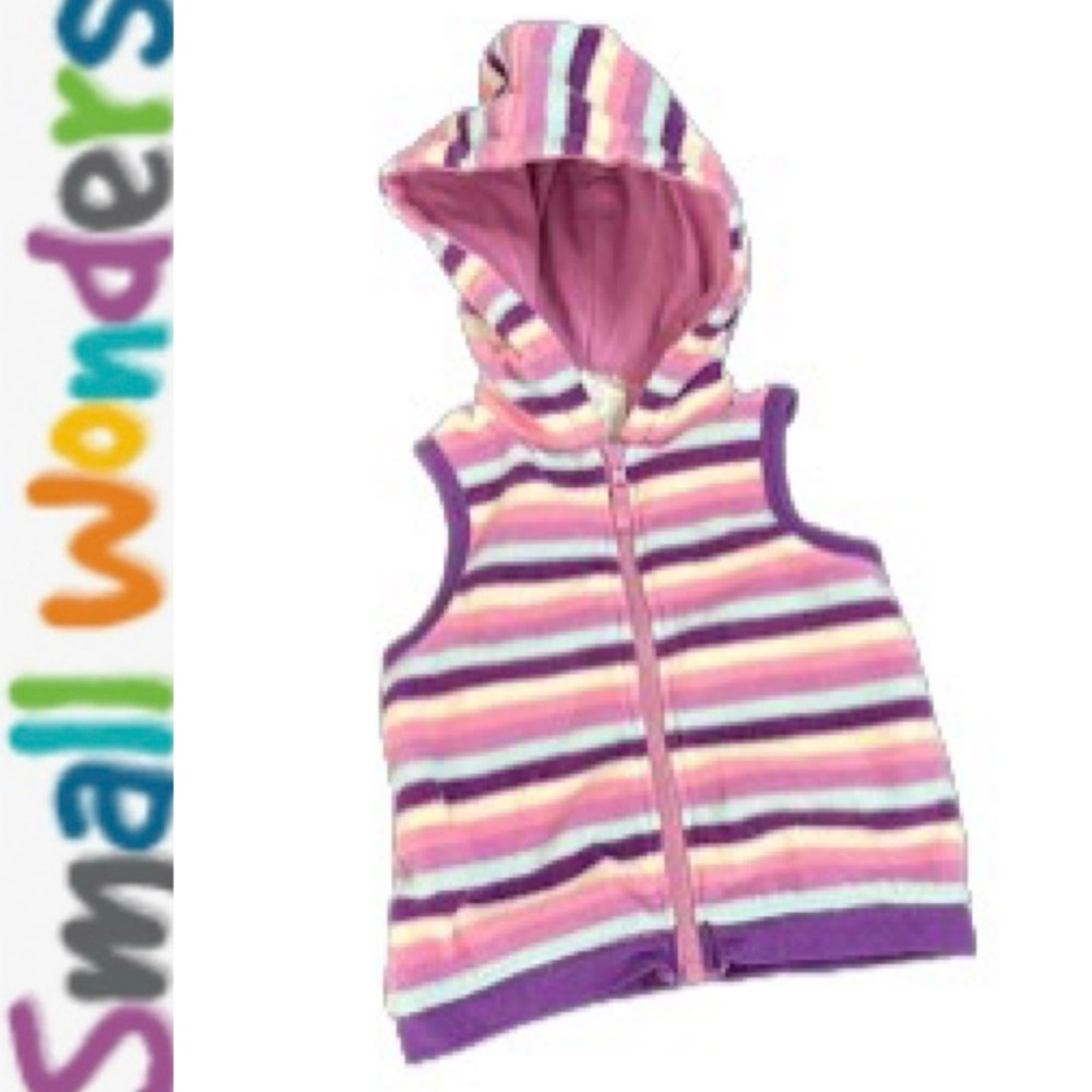 Fleece Hooded Vest Small Wonders